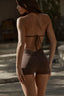 SUKI PLAYSUIT CHOCOLATE